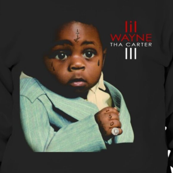 Lil Wayne Tha Carter III Rap Hip Hop Album Graphic Sweatshirt 05 - Picture 2 of 5